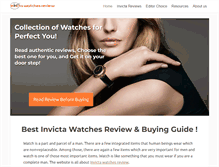 Tablet Screenshot of invictareview.com